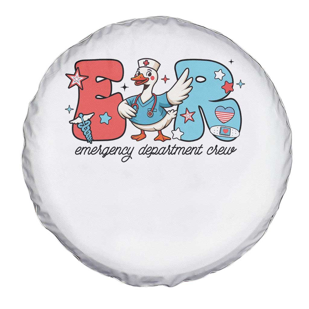 ER Nurse Silly Goose Spare Tire Cover Funny Emergency Department - Wonder Print Shop