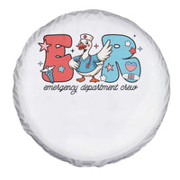 ER Nurse Silly Goose Spare Tire Cover Funny Emergency Department - Wonder Print Shop