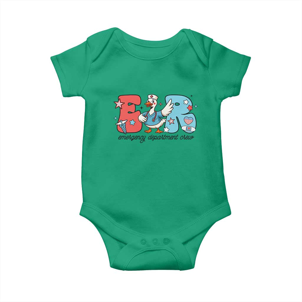 ER Nurse Silly Goose Baby Onesie Funny Emergency Department - Wonder Print Shop