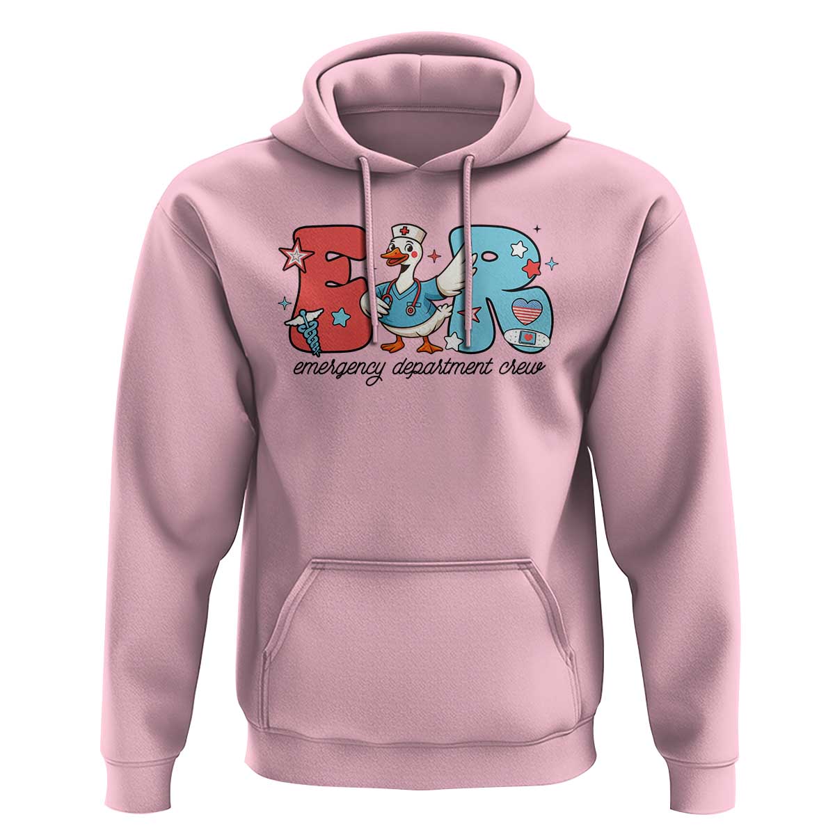 ER Nurse Silly Goose Hoodie Funny Emergency Department - Wonder Print Shop