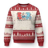 ER Nurse Silly Goose Ugly Christmas Sweater Funny Emergency Department - Wonder Print Shop