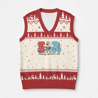 ER Nurse Silly Goose V-Neck Knit Sweater Vest Funny Emergency Department - Wonder Print Shop