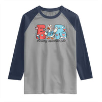 ER Nurse Silly Goose Raglan Shirt Funny Emergency Department - Wonder Print Shop