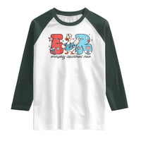 ER Nurse Silly Goose Raglan Shirt Funny Emergency Department - Wonder Print Shop