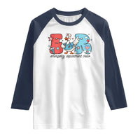 ER Nurse Silly Goose Raglan Shirt Funny Emergency Department - Wonder Print Shop
