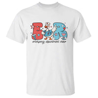 ER Nurse Silly Goose T Shirt Funny Emergency Department - Wonder Print Shop