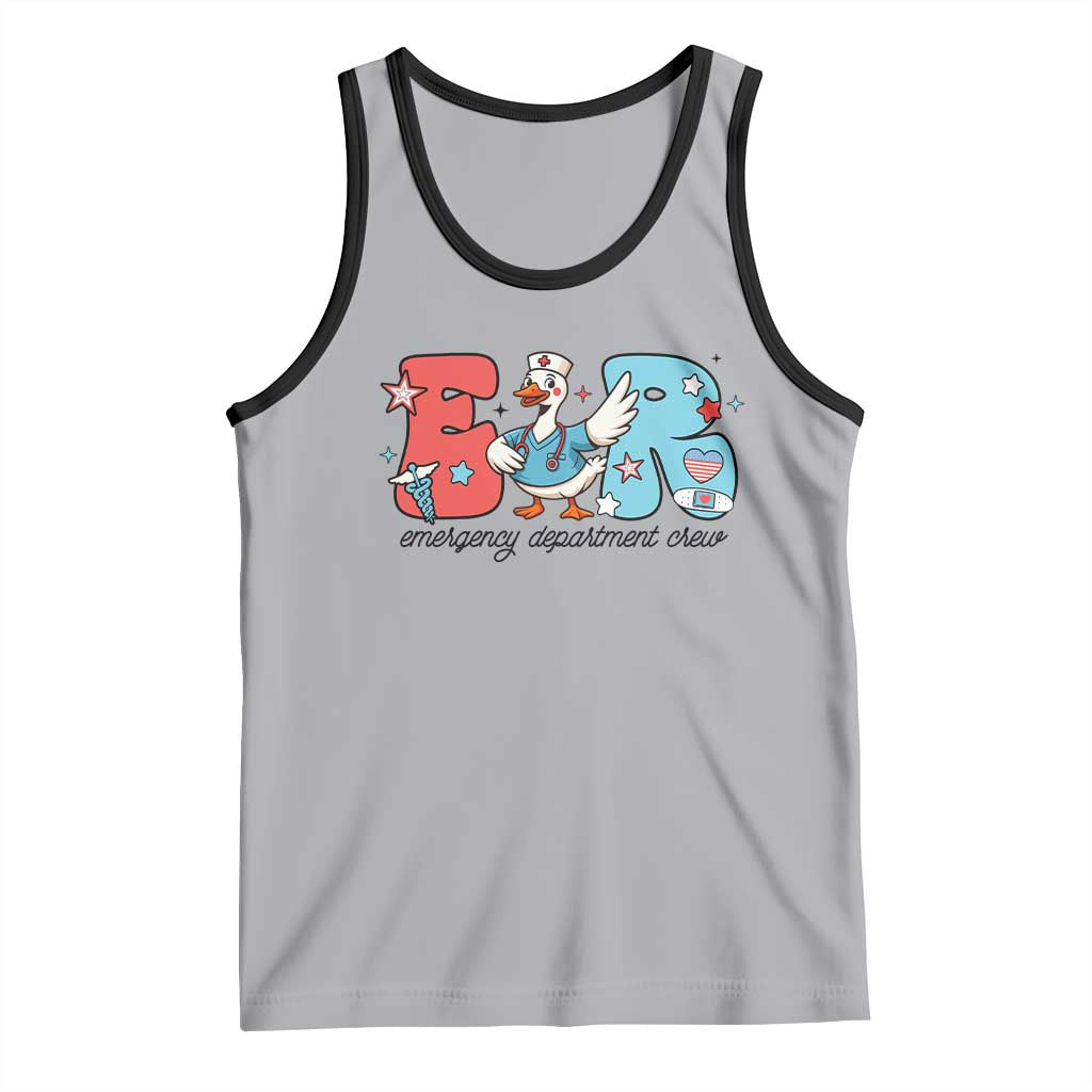 ER Nurse Silly Goose Tank Top Funny Emergency Department - Wonder Print Shop