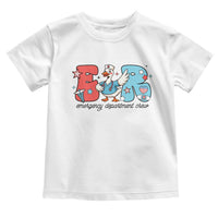 ER Nurse Silly Goose Toddler T Shirt Funny Emergency Department - Wonder Print Shop