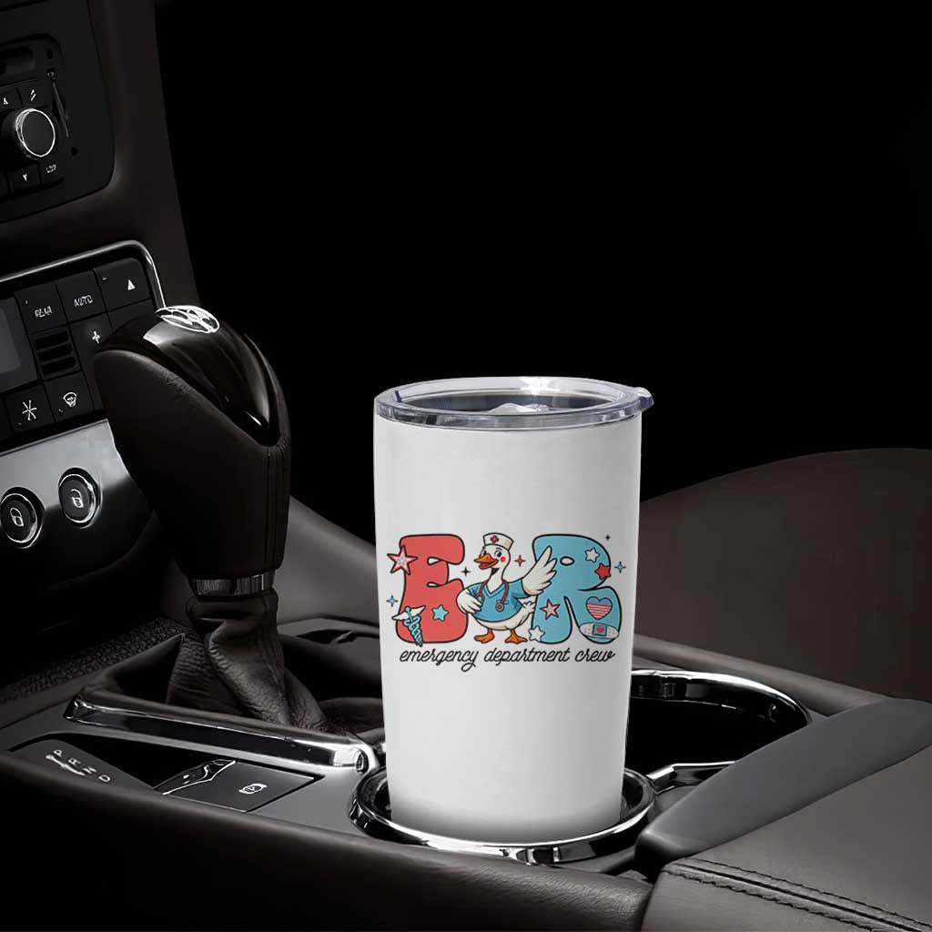 ER Nurse Silly Goose Tumbler Cup Funny Emergency Department - Wonder Print Shop
