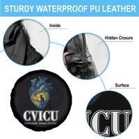 CVICU Nurse Cat Starry Night Spare Tire Cover Cardiovascular Intensive Care Unit - Wonder Print Shop
