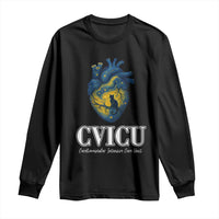 CVICU Nurse Cat Starry Night Long Sleeve Shirt Cardiovascular Intensive Care Unit - Wonder Print Shop