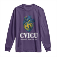 CVICU Nurse Cat Starry Night Long Sleeve Shirt Cardiovascular Intensive Care Unit - Wonder Print Shop