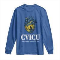 CVICU Nurse Cat Starry Night Long Sleeve Shirt Cardiovascular Intensive Care Unit - Wonder Print Shop