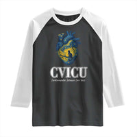 CVICU Nurse Cat Starry Night Raglan Shirt Cardiovascular Intensive Care Unit - Wonder Print Shop