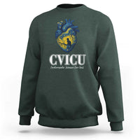 CVICU Nurse Cat Starry Night Sweatshirt Cardiovascular Intensive Care Unit - Wonder Print Shop