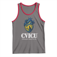 CVICU Nurse Cat Starry Night Tank Top Cardiovascular Intensive Care Unit - Wonder Print Shop