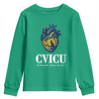 CVICU Nurse Cat Starry Night Youth Sweatshirt Cardiovascular Intensive Care Unit - Wonder Print Shop