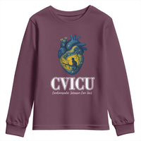 CVICU Nurse Cat Starry Night Youth Sweatshirt Cardiovascular Intensive Care Unit - Wonder Print Shop