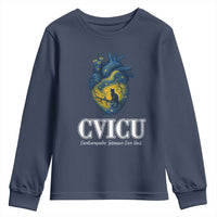 CVICU Nurse Cat Starry Night Youth Sweatshirt Cardiovascular Intensive Care Unit - Wonder Print Shop