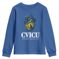 CVICU Nurse Cat Starry Night Youth Sweatshirt Cardiovascular Intensive Care Unit - Wonder Print Shop