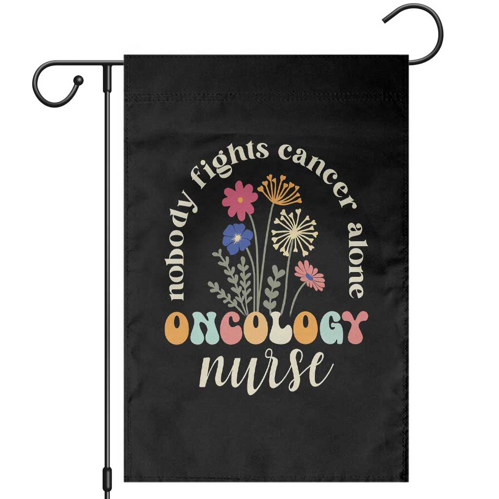 Funny Oncology Nurse Garden Flag Squad Oncology Medical Assistant - Wonder Print Shop