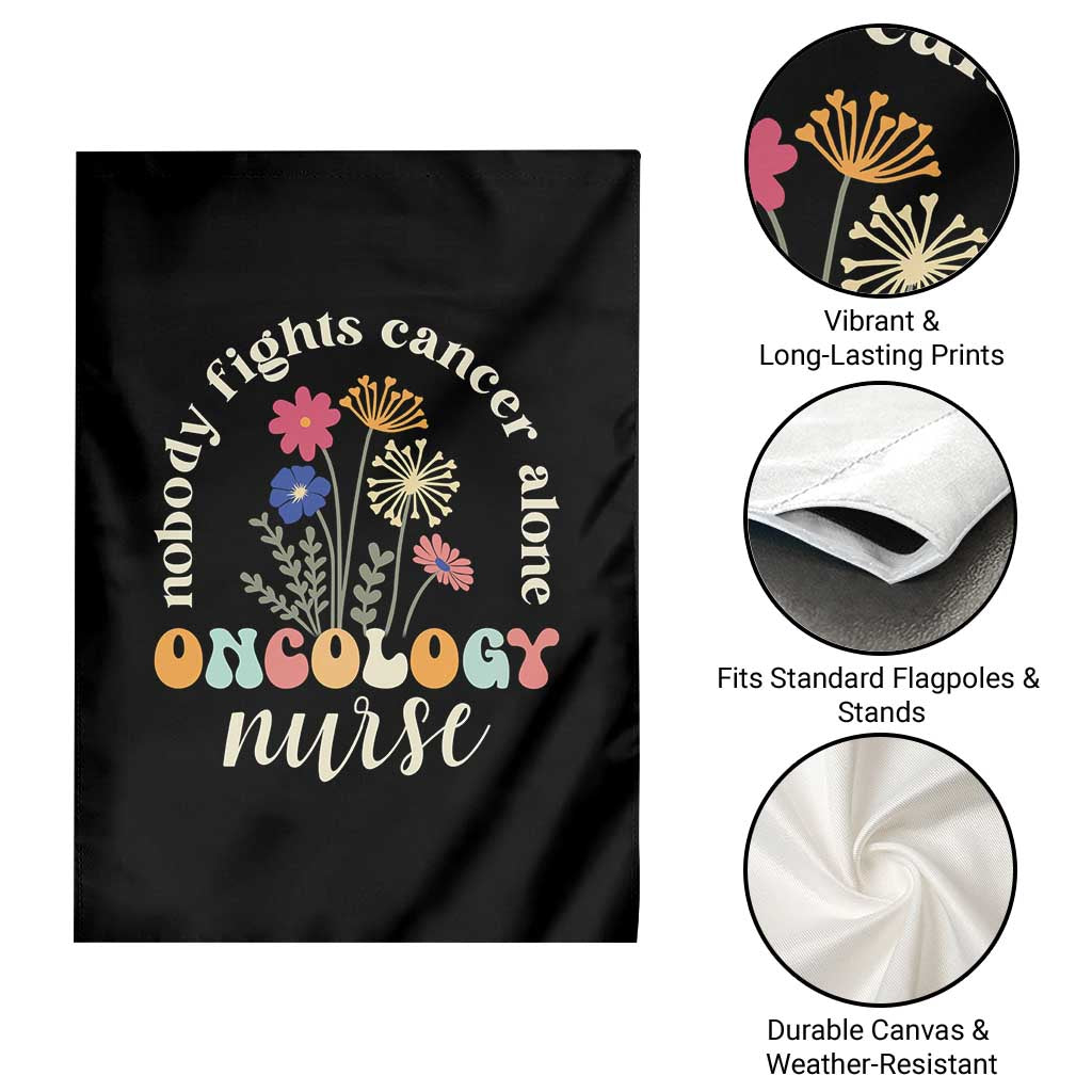 Funny Oncology Nurse Garden Flag Squad Oncology Medical Assistant - Wonder Print Shop