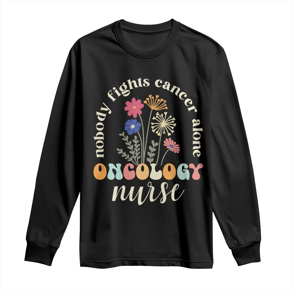 Funny Oncology Nurse Long Sleeve Shirt Squad Oncology Medical Assistant - Wonder Print Shop