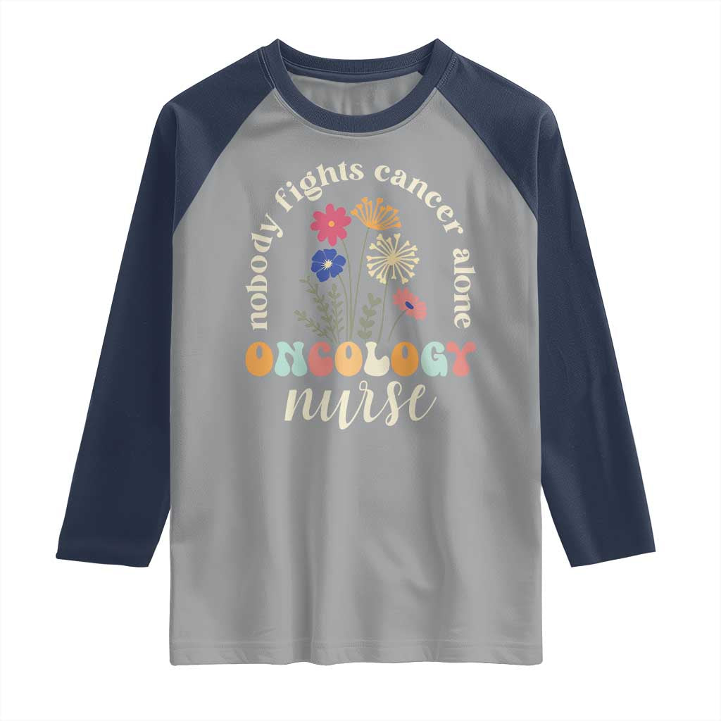 Funny Oncology Nurse Raglan Shirt Squad Oncology Medical Assistant - Wonder Print Shop