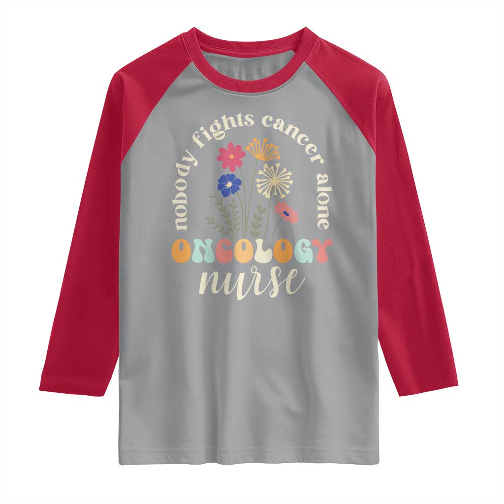 Funny Oncology Nurse Raglan Shirt Squad Oncology Medical Assistant - Wonder Print Shop