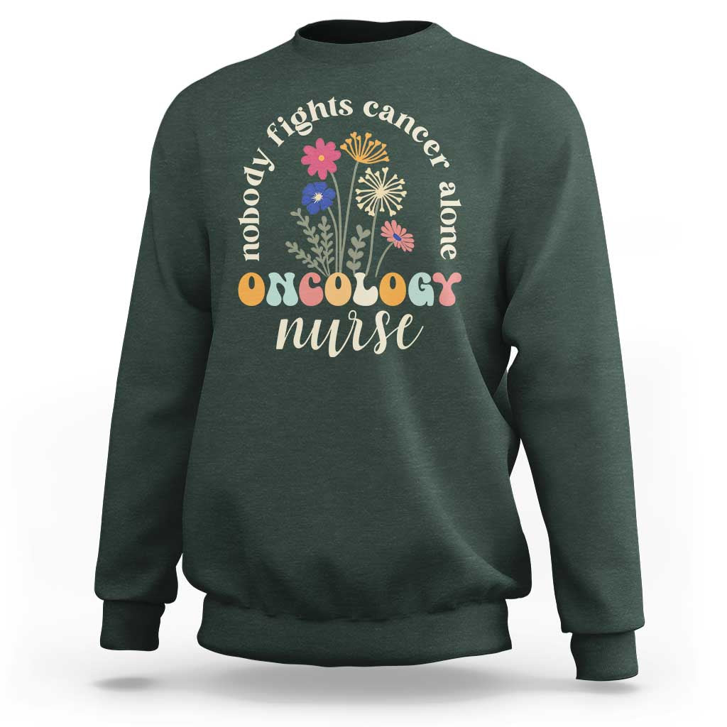 Funny Oncology Nurse Sweatshirt Squad Oncology Medical Assistant - Wonder Print Shop