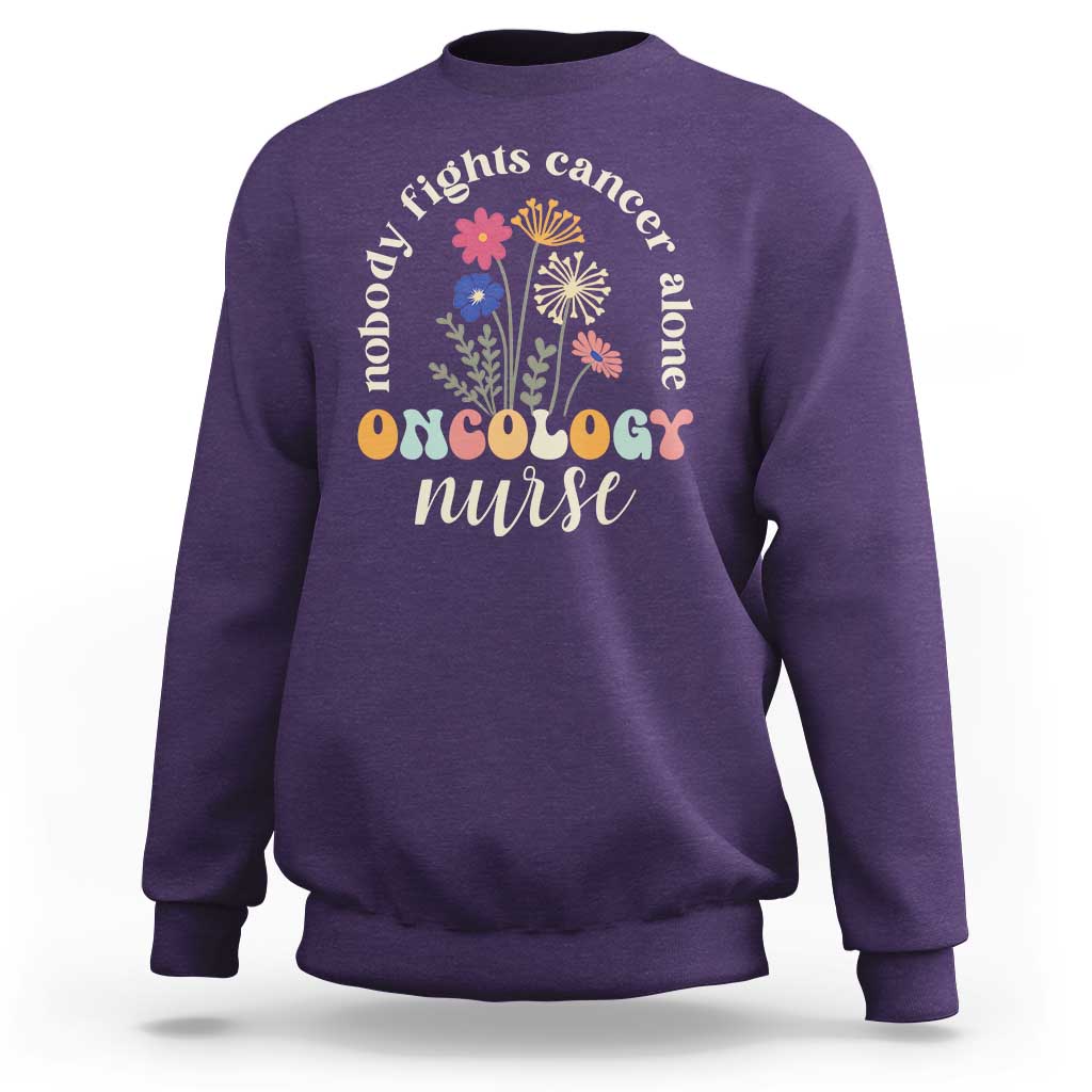Funny Oncology Nurse Sweatshirt Squad Oncology Medical Assistant - Wonder Print Shop