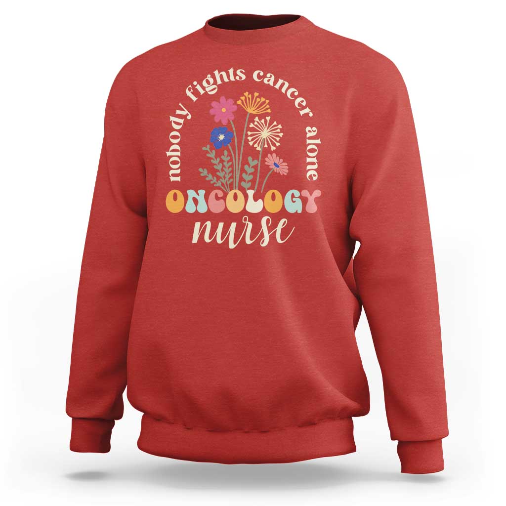Funny Oncology Nurse Sweatshirt Squad Oncology Medical Assistant - Wonder Print Shop