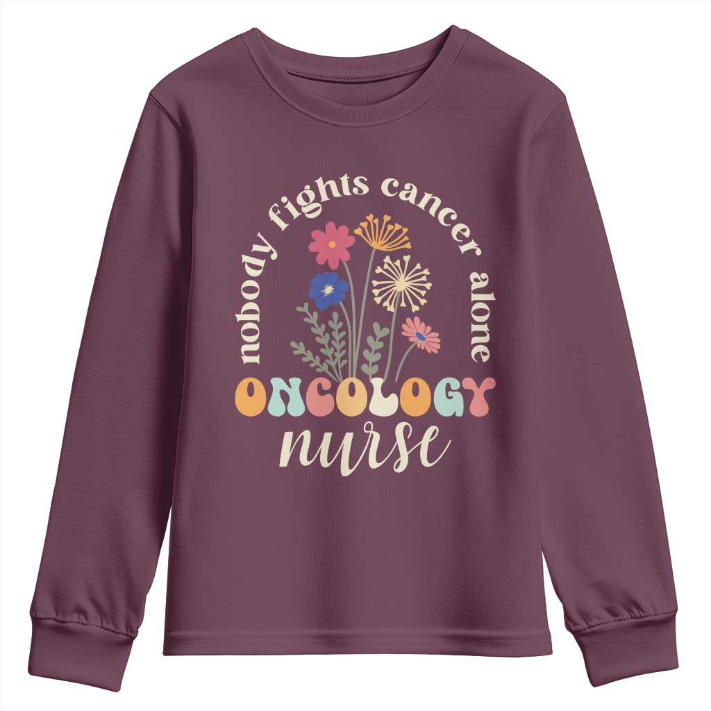 Funny Oncology Nurse Youth Sweatshirt Squad Oncology Medical Assistant - Wonder Print Shop