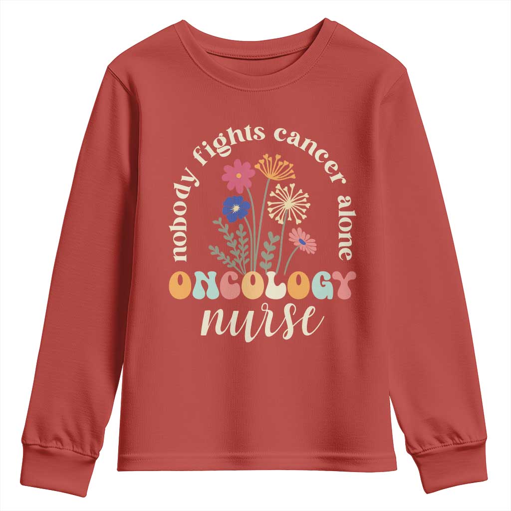 Funny Oncology Nurse Youth Sweatshirt Squad Oncology Medical Assistant - Wonder Print Shop