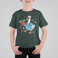 Cuff 'Em ER Nurse T Shirt For Kid Funny Silly Goose Meme - Wonder Print Shop