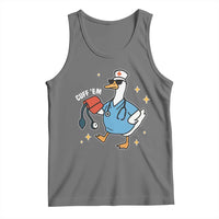 Cuff 'Em ER Nurse Tank Top Funny Silly Goose Meme - Wonder Print Shop