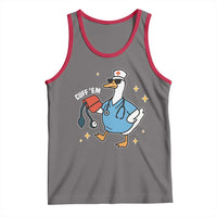 Cuff 'Em ER Nurse Tank Top Funny Silly Goose Meme - Wonder Print Shop