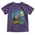Bigfoot Racing Toddler T Shirt Sasquatch Checkered Flag Starry Night Van Gogh - Wonder Print Shop