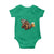 Funny Bigfoot Baby Onesie Sasquatch Drinking Beer Racing Car - Wonder Print Shop