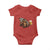 Funny Bigfoot Baby Onesie Sasquatch Drinking Beer Racing Car - Wonder Print Shop