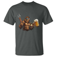 Funny Bigfoot BBQ Party T Shirt Sasquatch Drinking Beer Celebrate Championship - Wonder Print Shop