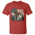 Bigfoot Dirt Bike T Shirt Patriotic Sasquatch American Flag - Wonder Print Shop