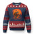 Bigfoot Dirt Bike Ugly Christmas Sweater Sasquatch Halloween Creepy Biker - Wonder Print Shop