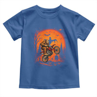 Bigfoot Dirt Bike Toddler T Shirt Sasquatch Halloween Creepy Biker - Wonder Print Shop