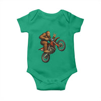 Bigfoot Dirt Bike Baby Onesie Motocross Sasquatch Rock On Hand - Wonder Print Shop