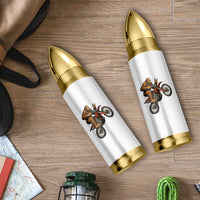 Bigfoot Dirt Bike Bullet Tumbler Motocross Sasquatch Rock On Hand