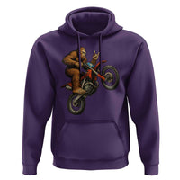 Bigfoot Dirt Bike Hoodie Motocross Sasquatch Rock On Hand - Wonder Print Shop