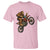 Bigfoot Dirt Bike T Shirt Motocross Sasquatch Rock On Hand - Wonder Print Shop
