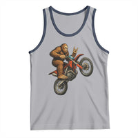 Bigfoot Dirt Bike Tank Top Motocross Sasquatch Rock On Hand - Wonder Print Shop