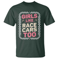Racing Girl T Shirt Girls Like Race Cars Too - Wonder Print Shop